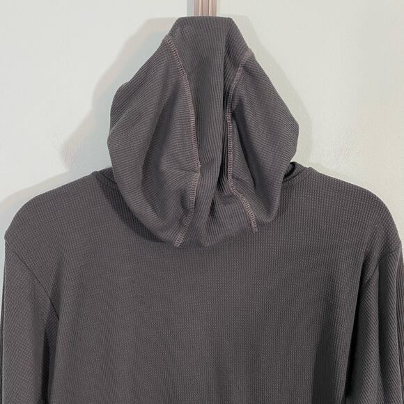 Under Armour Youth Grey Waffle Knit Pullover Hoodie Size YXL - Picture 9 of 9